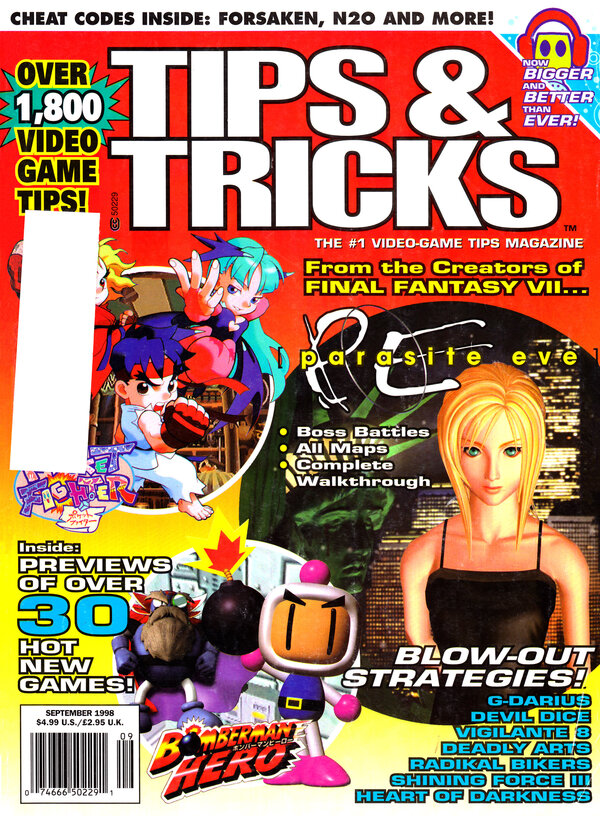 Tips & Tricks Issue 043 (September 1998) cover